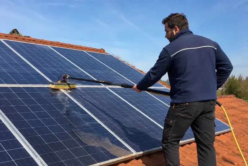 Nettoyage et entretien de panneaux solaires à Cheffois