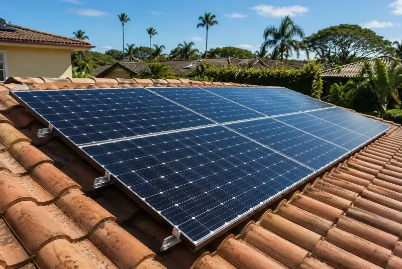 Installation de panneaux solaires à Cheffois